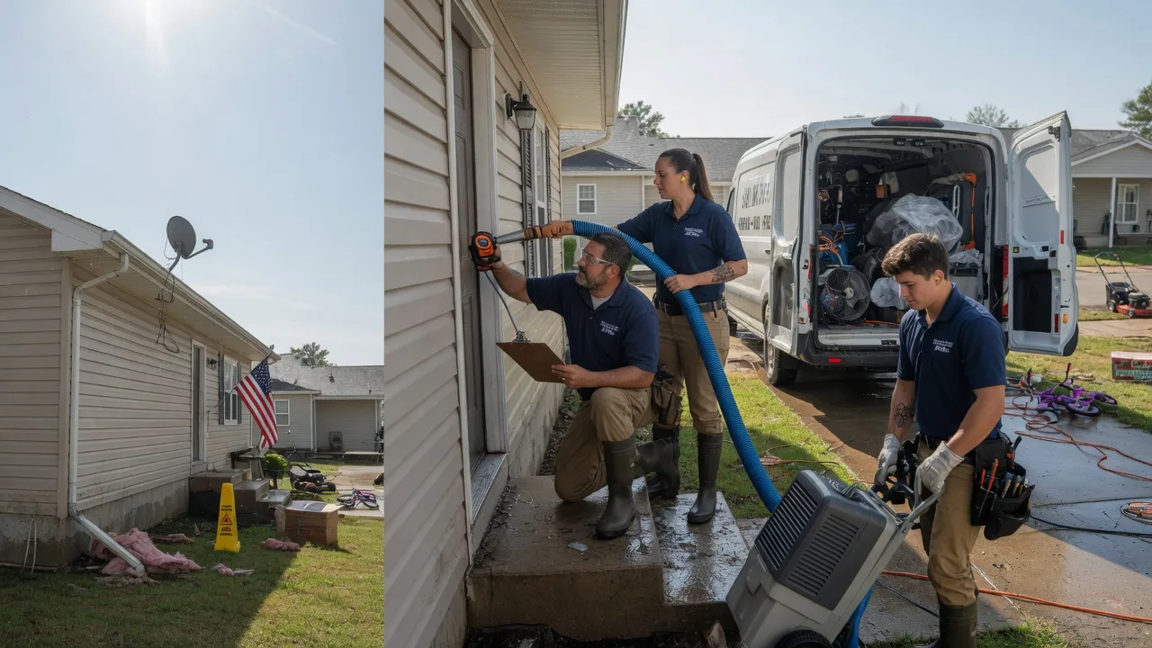 Ceiling Water Damage Restoration in Devol, OK near me